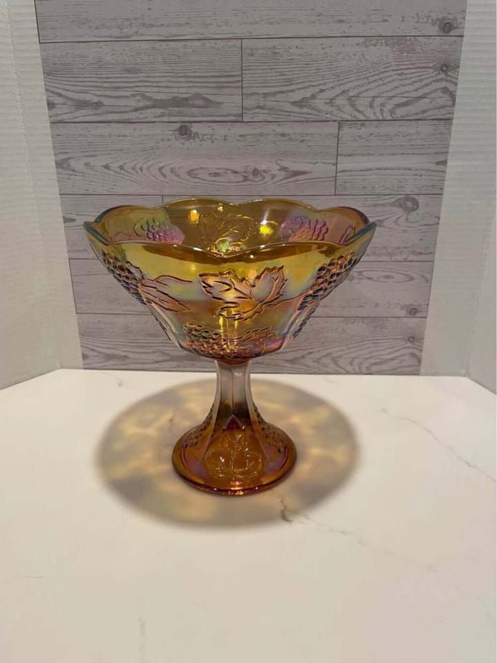 Indiana Glass Harvest Grape Bowl
